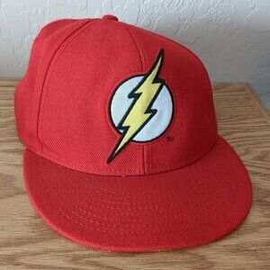 RARE! DC The Flash Wool Fitted Cap
